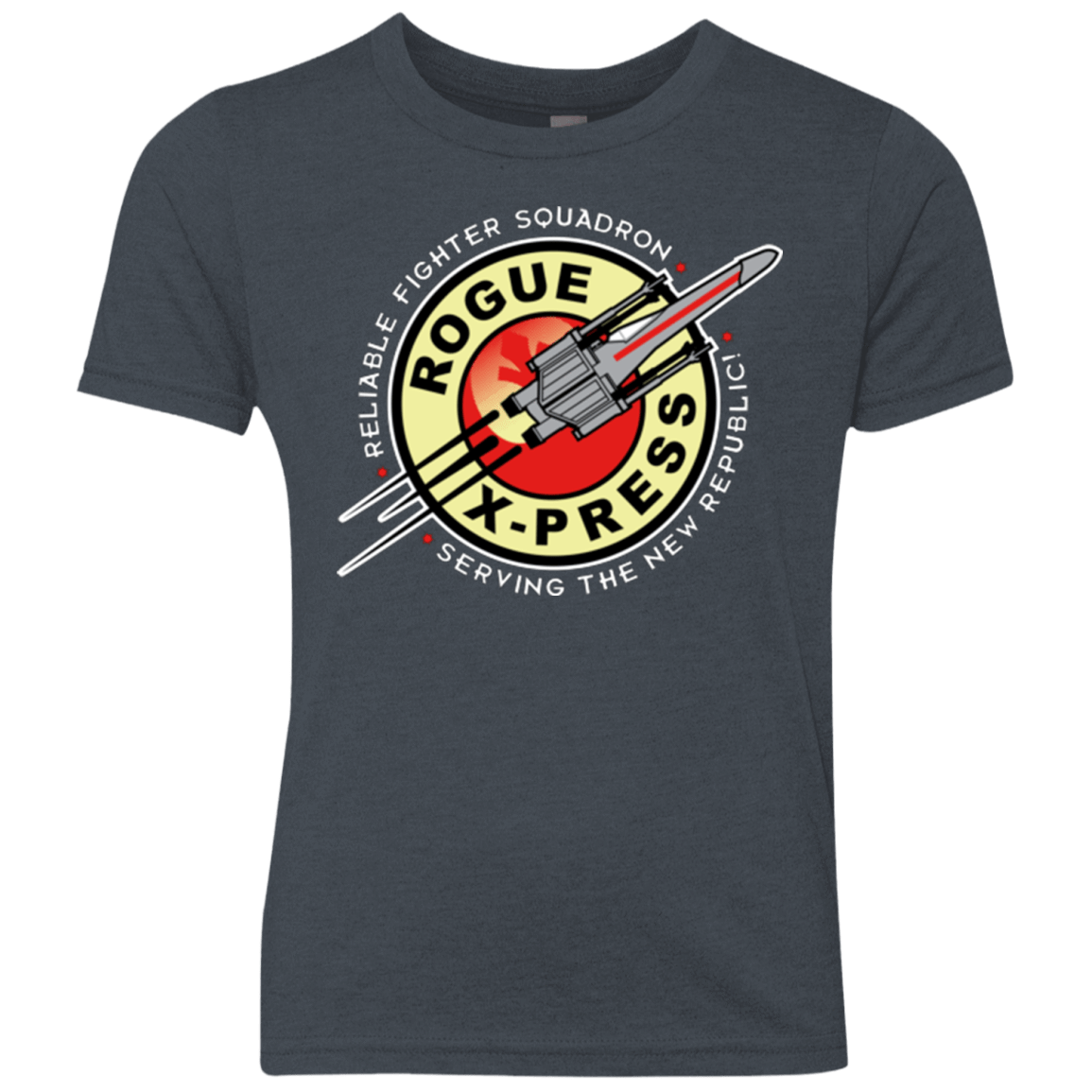 T-Shirts Vintage Navy / YXS Rogue X-Press Youth Triblend T-Shirt