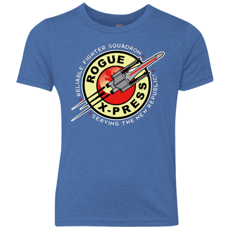 T-Shirts Vintage Royal / YXS Rogue X-Press Youth Triblend T-Shirt