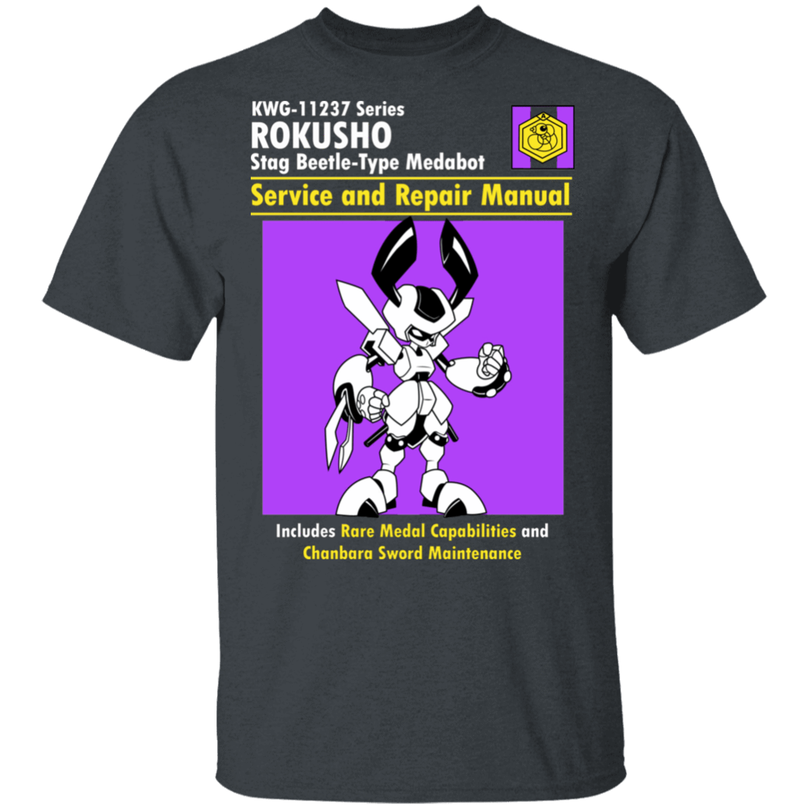 T-Shirts Dark Heather / S Rokusho Manual T-Shirt