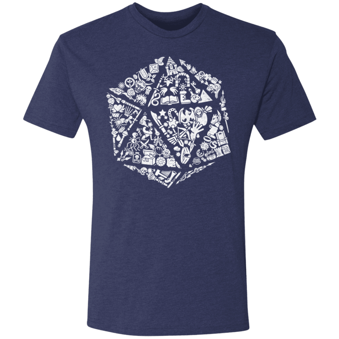 T-Shirts Vintage Navy / S Roll Player Men's Triblend T-Shirt