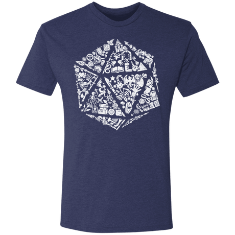 T-Shirts Vintage Navy / S Roll Player Men's Triblend T-Shirt