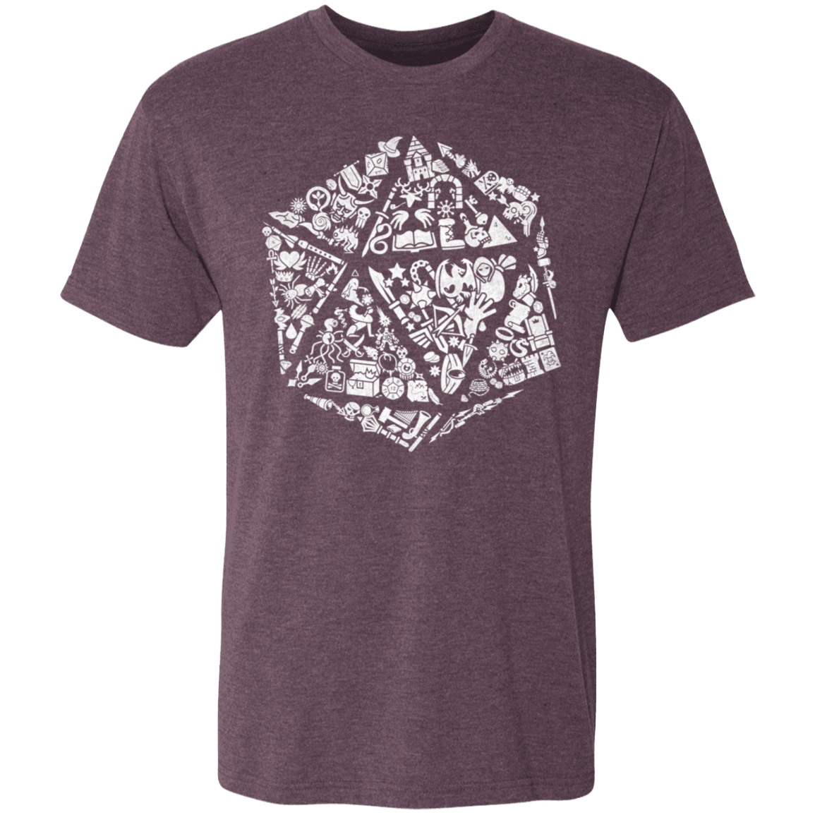 T-Shirts Vintage Purple / S Roll Player Men's Triblend T-Shirt