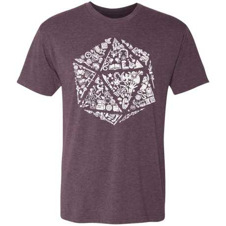 T-Shirts Vintage Purple / S Roll Player Men's Triblend T-Shirt