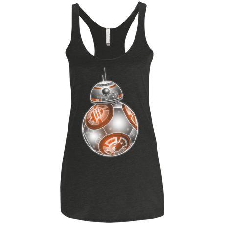 T-Shirts Vintage Black / X-Small ROLLING NEON Women's Triblend Racerback Tank