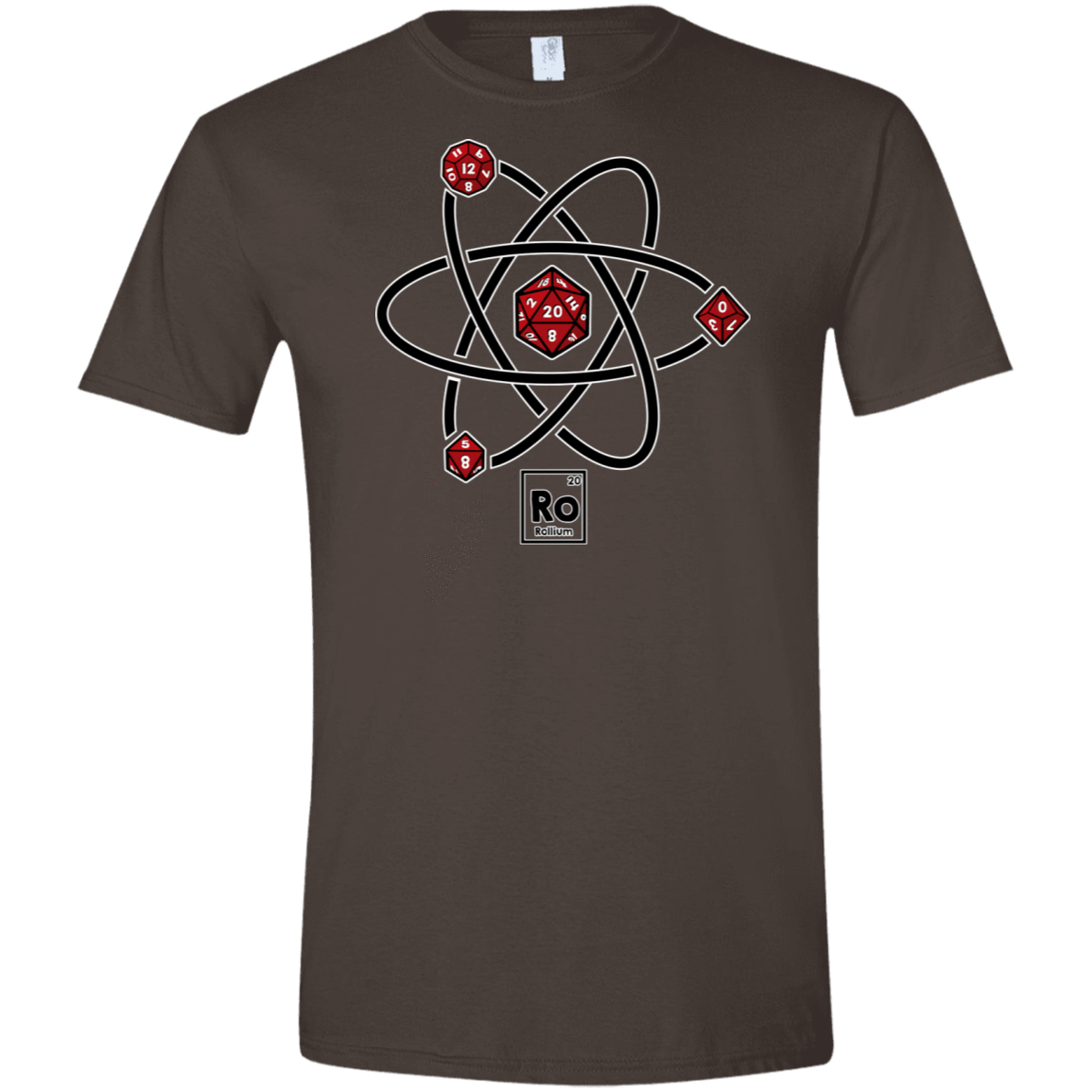 T-Shirts Dark Chocolate / S Rollium Men's Semi-Fitted Softstyle