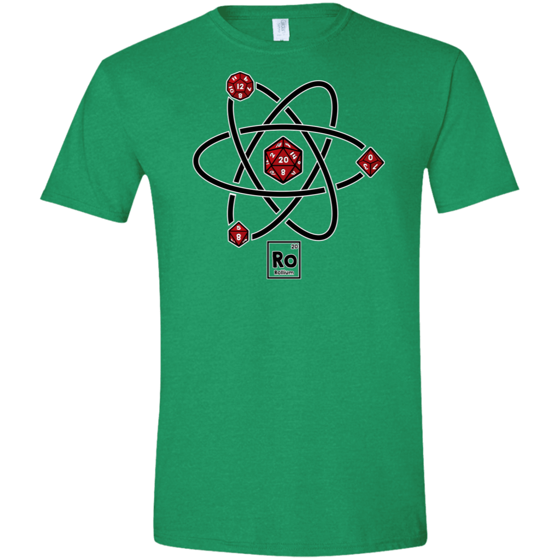 T-Shirts Heather Irish Green / S Rollium Men's Semi-Fitted Softstyle