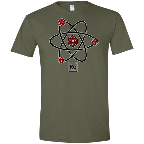 T-Shirts Military Green / S Rollium Men's Semi-Fitted Softstyle