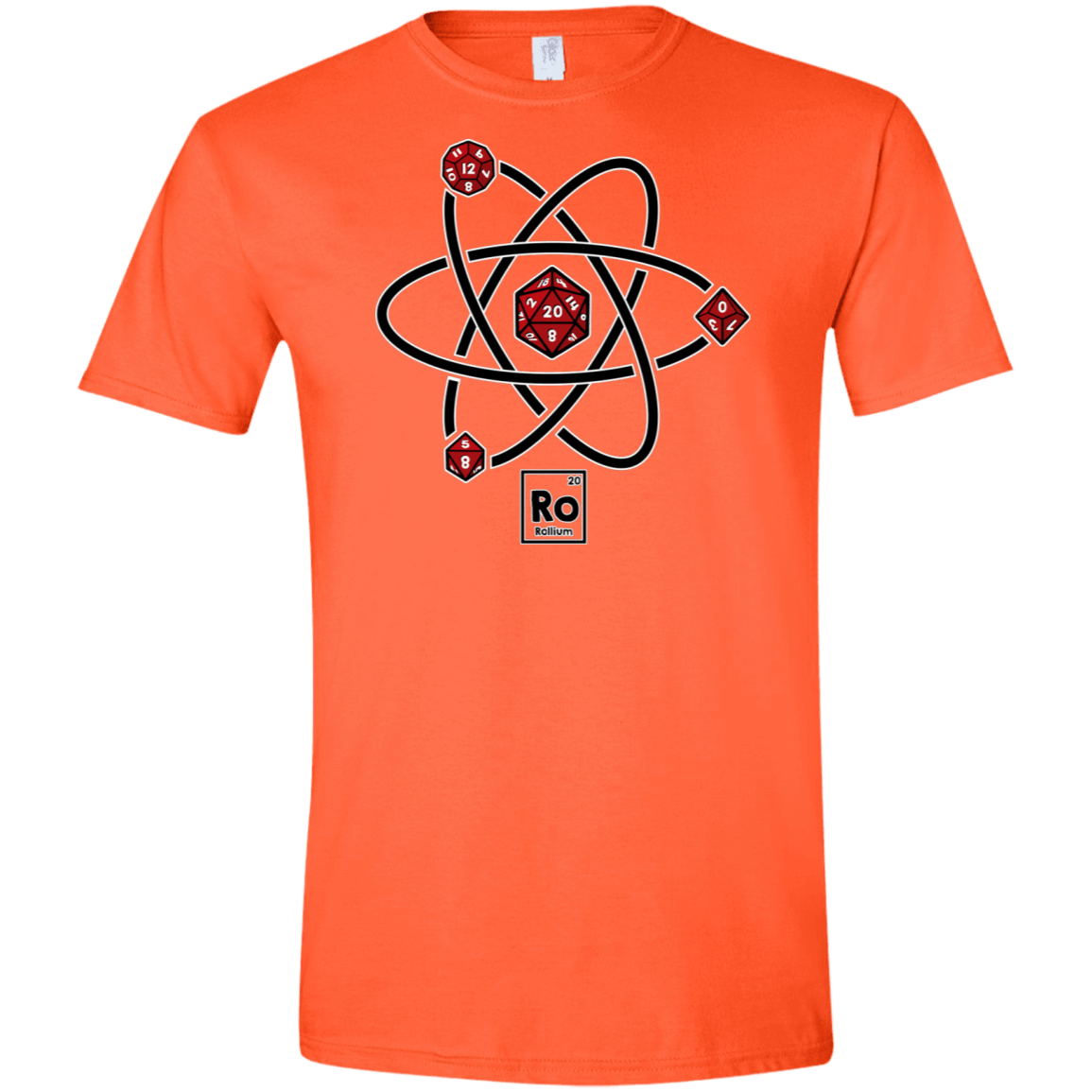 T-Shirts Orange / S Rollium Men's Semi-Fitted Softstyle