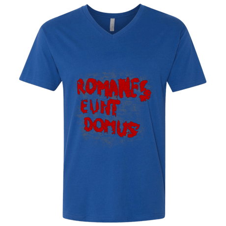 T-Shirts Royal / X-Small Romanes eunt Men's Premium V-Neck
