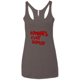 T-Shirts Macchiato / X-Small Romanes eunt Women's Triblend Racerback Tank