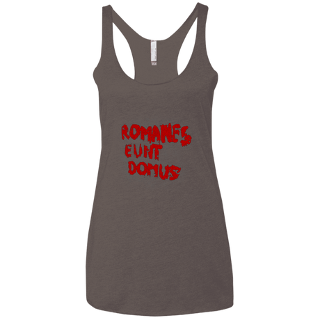 T-Shirts Macchiato / X-Small Romanes eunt Women's Triblend Racerback Tank