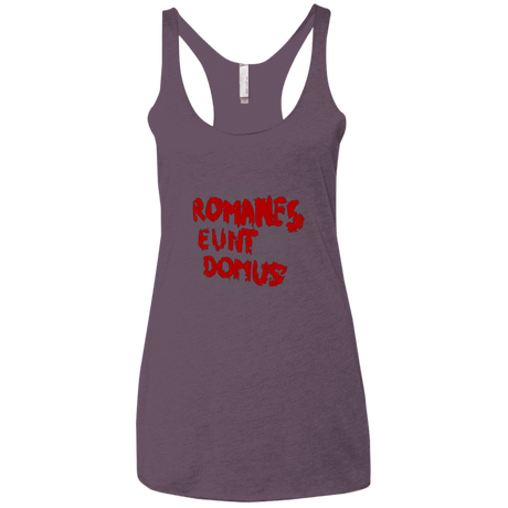 T-Shirts Vintage Purple / X-Small Romanes eunt Women's Triblend Racerback Tank