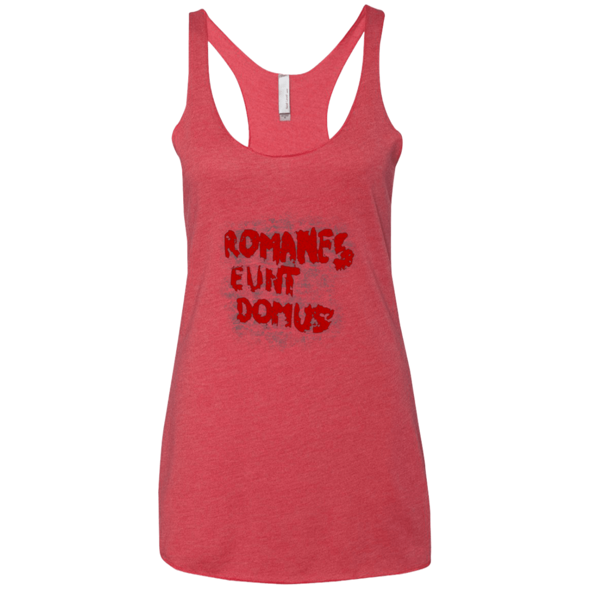 Romanes eunt Women's Triblend Racerback Tank