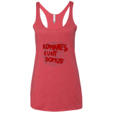 Romanes eunt Women's Triblend Racerback Tank