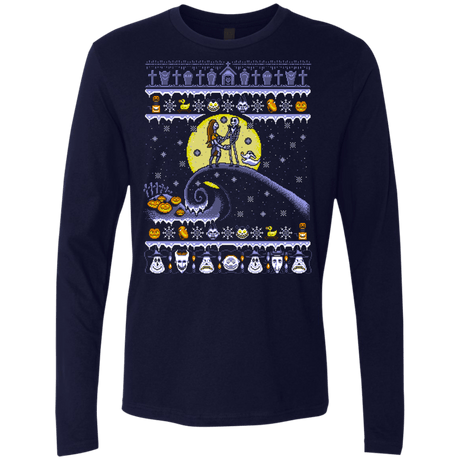 T-Shirts Midnight Navy / Small ROMANTIC NIGHTMARE Men's Premium Long Sleeve
