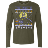 T-Shirts Military Green / Small ROMANTIC NIGHTMARE Men's Premium Long Sleeve