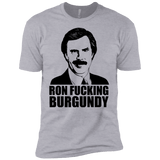 T-Shirts Heather Grey / YXS Ron Fucking Burgundy Boys Premium T-Shirt