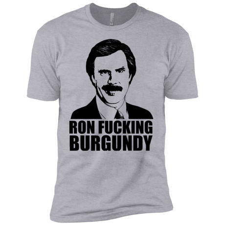 T-Shirts Heather Grey / YXS Ron Fucking Burgundy Boys Premium T-Shirt
