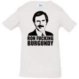 T-Shirts White / 6 Months Ron Fucking Burgundy Infant Premium T-Shirt