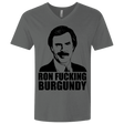 T-Shirts Heavy Metal / X-Small Ron Fucking Burgundy Men's Premium V-Neck