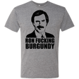 T-Shirts Premium Heather / Small Ron Fucking Burgundy Men's Triblend T-Shirt