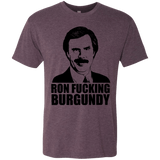 T-Shirts Vintage Purple / Small Ron Fucking Burgundy Men's Triblend T-Shirt