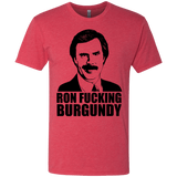 T-Shirts Vintage Red / Small Ron Fucking Burgundy Men's Triblend T-Shirt
