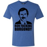 T-Shirts Vintage Royal / Small Ron Fucking Burgundy Men's Triblend T-Shirt