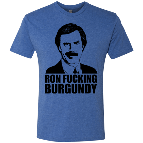 T-Shirts Vintage Royal / Small Ron Fucking Burgundy Men's Triblend T-Shirt