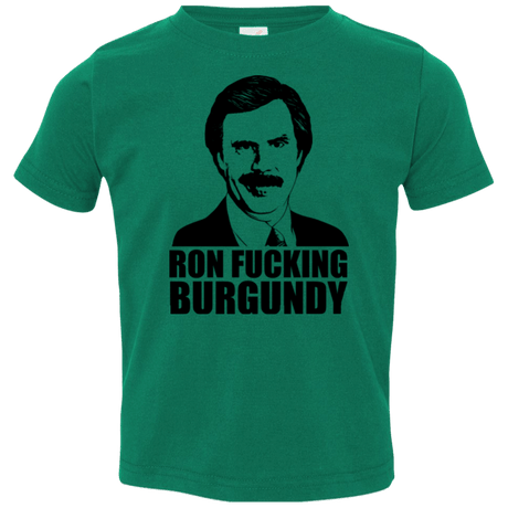 T-Shirts Kelly / 2T Ron Fucking Burgundy Toddler Premium T-Shirt
