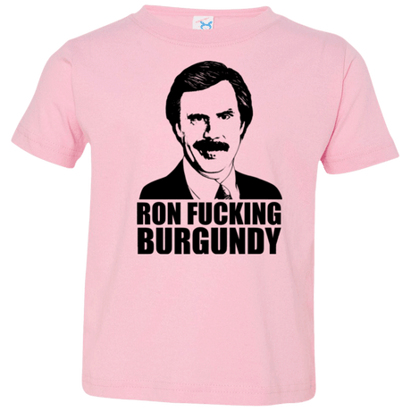 T-Shirts Pink / 2T Ron Fucking Burgundy Toddler Premium T-Shirt