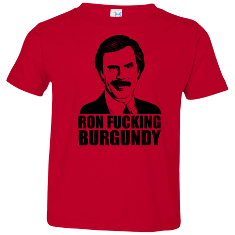 T-Shirts Red / 2T Ron Fucking Burgundy Toddler Premium T-Shirt
