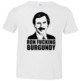 T-Shirts White / 2T Ron Fucking Burgundy Toddler Premium T-Shirt