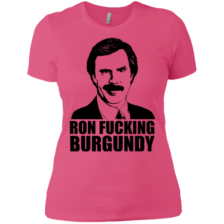 T-Shirts Hot Pink / X-Small Ron Fucking Burgundy Women's Premium T-Shirt