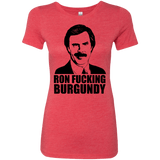 T-Shirts Vintage Red / Small Ron Fucking Burgundy Women's Triblend T-Shirt