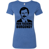 T-Shirts Vintage Royal / Small Ron Fucking Burgundy Women's Triblend T-Shirt