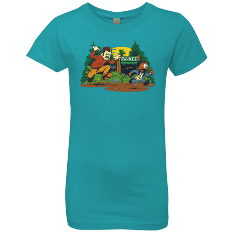 T-Shirts Tahiti Blue / YXS Ron & Tom Girls Premium T-Shirt