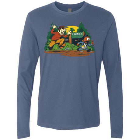 T-Shirts Indigo / Small Ron & Tom Men's Premium Long Sleeve