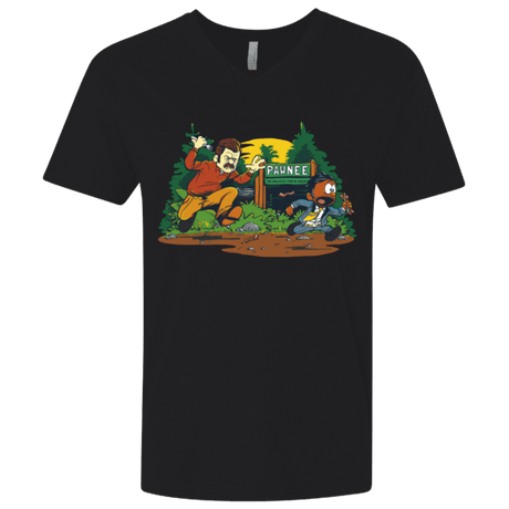T-Shirts Black / X-Small Ron & Tom Men's Premium V-Neck