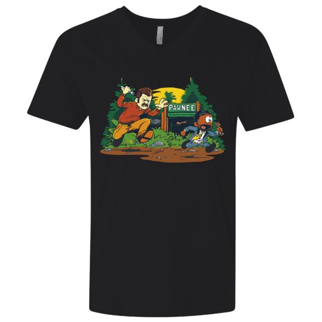 T-Shirts Black / X-Small Ron & Tom Men's Premium V-Neck