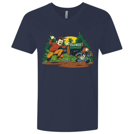 T-Shirts Midnight Navy / X-Small Ron & Tom Men's Premium V-Neck