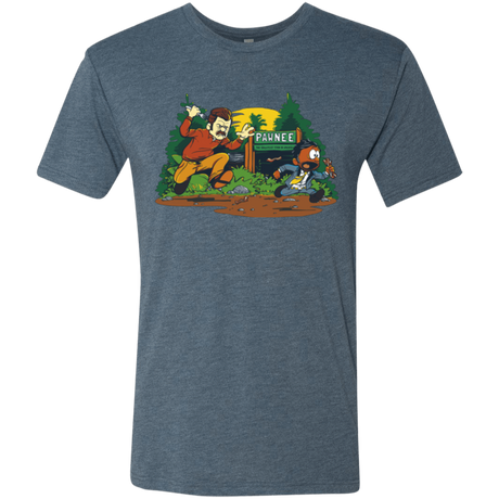 T-Shirts Indigo / Small Ron & Tom Men's Triblend T-Shirt