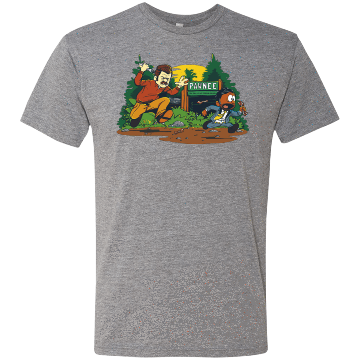T-Shirts Premium Heather / Small Ron & Tom Men's Triblend T-Shirt
