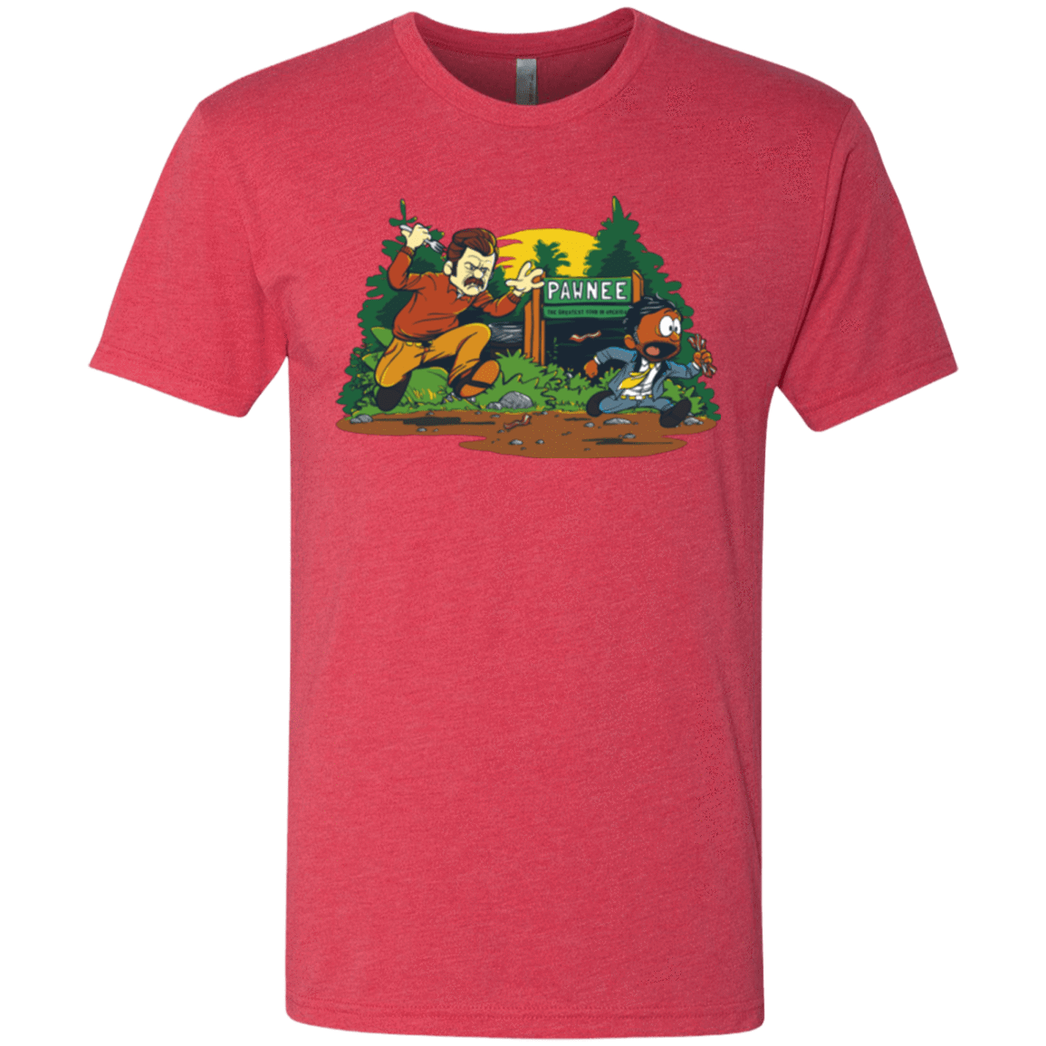 T-Shirts Vintage Red / Small Ron & Tom Men's Triblend T-Shirt