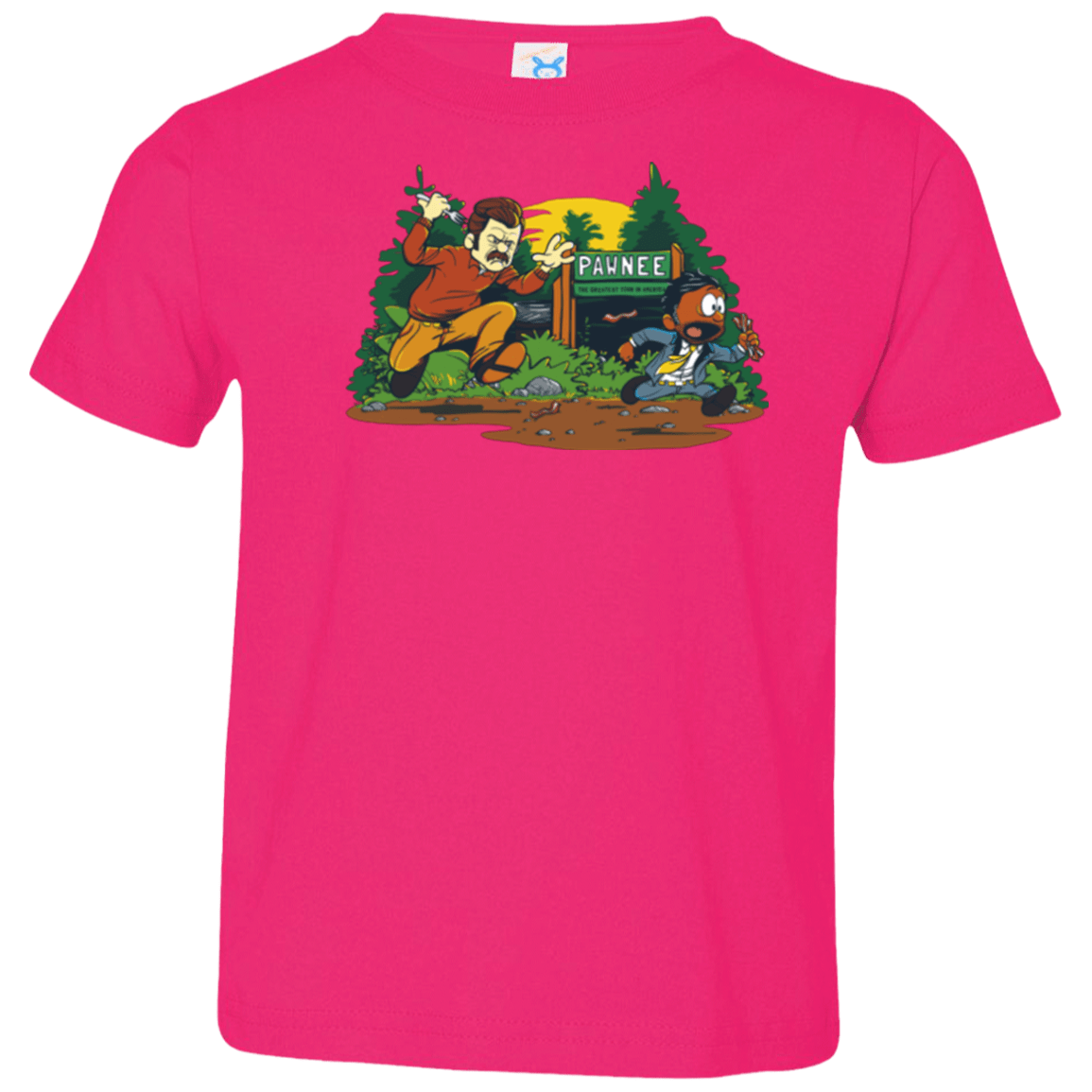 T-Shirts Hot Pink / 2T Ron & Tom Toddler Premium T-Shirt