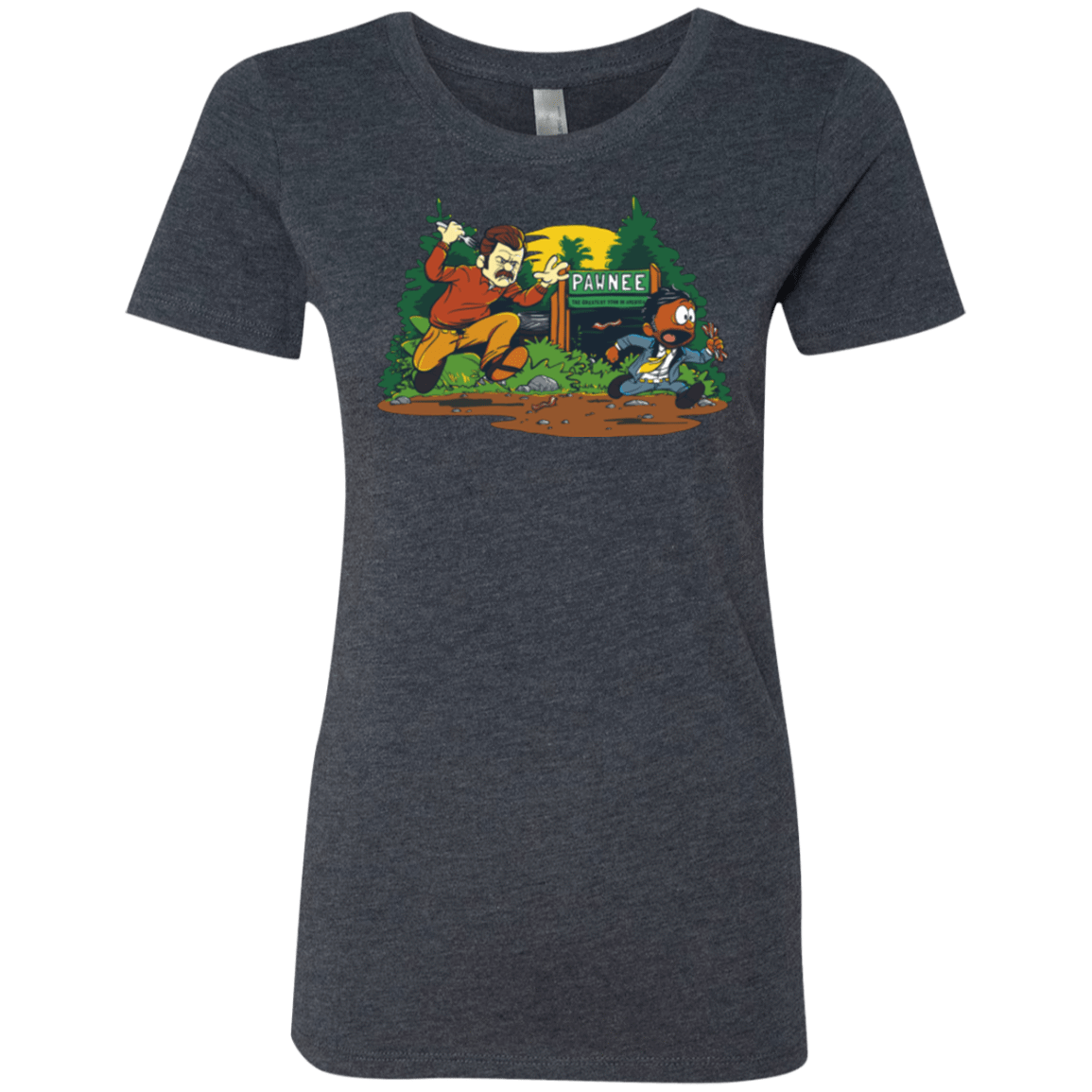 T-Shirts Vintage Navy / Small Ron & Tom Women's Triblend T-Shirt