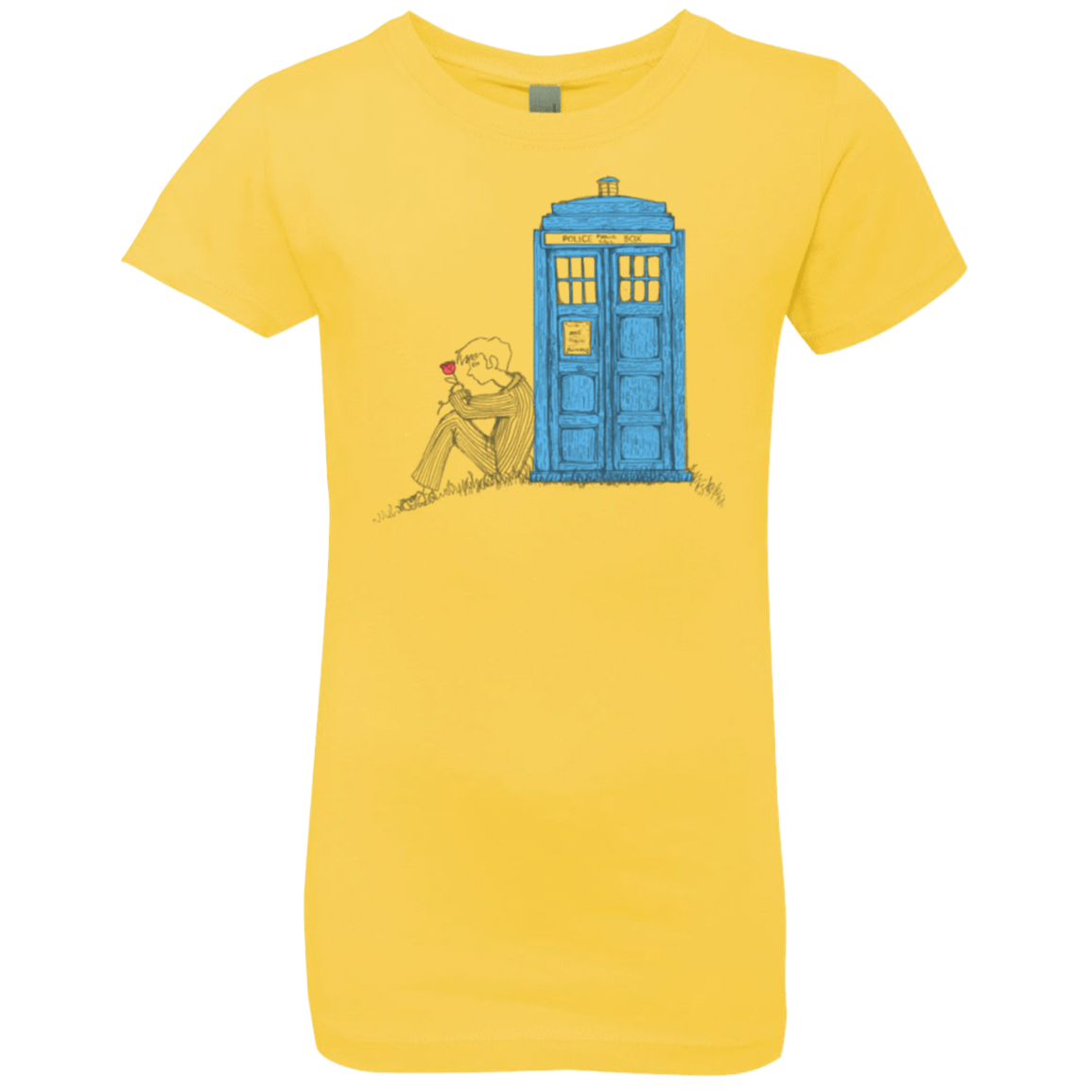 T-Shirts Vibrant Yellow / YXS Rose Girls Premium T-Shirt