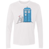 T-Shirts White / Small Rose Men's Premium Long Sleeve