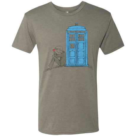 T-Shirts Venetian Grey / Small Rose Men's Triblend T-Shirt