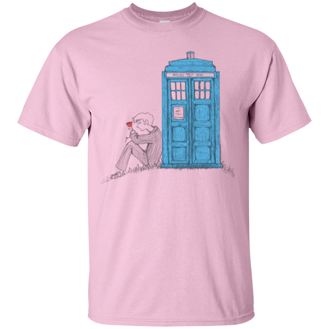 T-Shirts Light Pink / Small Rose T-Shirt